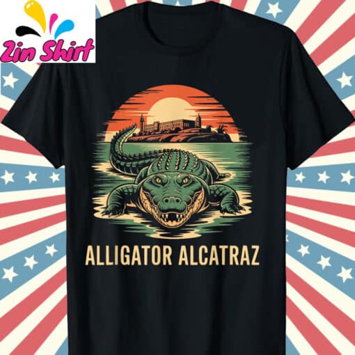 Florida Everglades Alligatraz Alligator Alcatraz T-Shirt