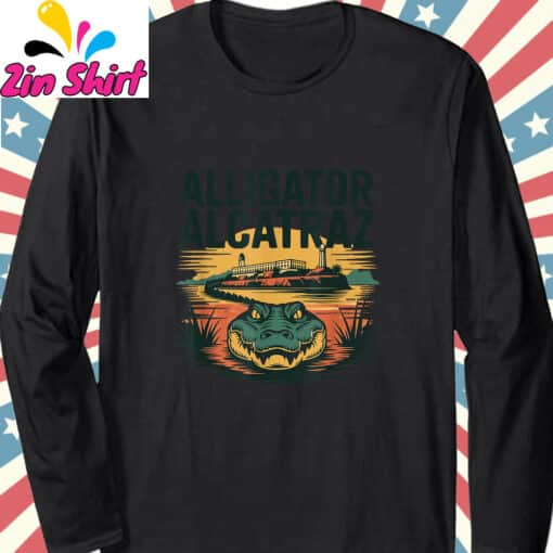 Florida Everglades Alligatraz Alligator Alcatraz T-Shirt - Image 2