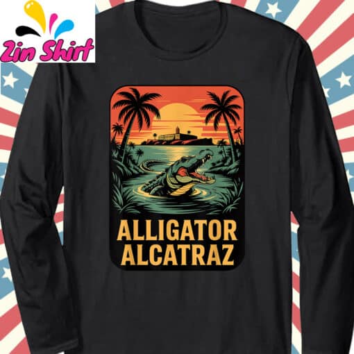 Funny Meme Alligator Alcatraz  Tshirt - Image 3
