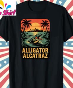 Funny Meme Alligator Alcatraz  Tshirt
