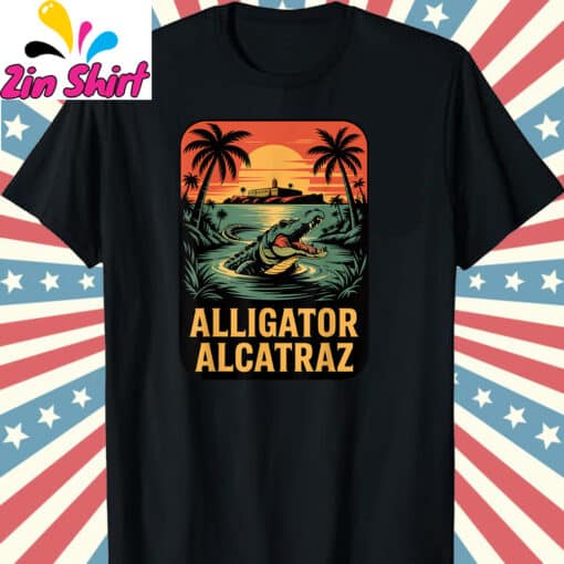 Funny Meme Alligator Alcatraz  Tshirt