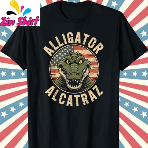 Meme Alligator Alcatraz T shirt