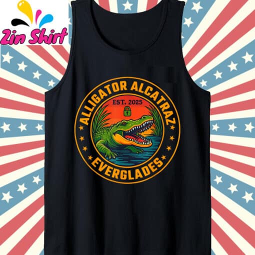 Vintage Meme Alligator Alcatraz T shirt - Image 2