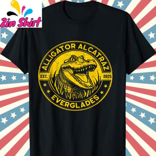 Vintage Meme Alligator Alcatraz shirt