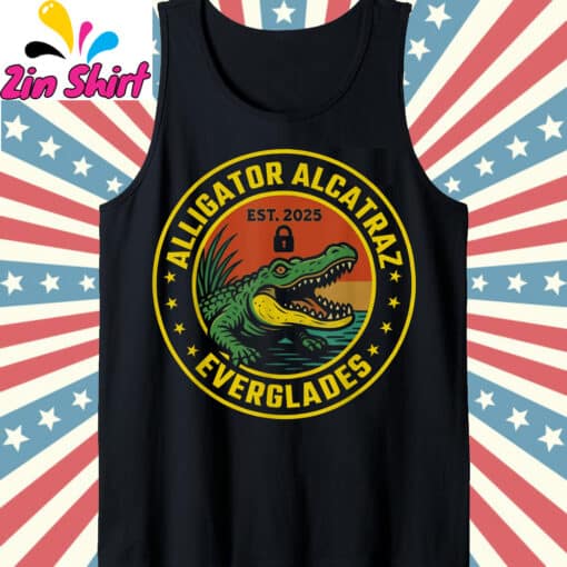 Vintage Meme Alligator Alcatraz shirt - Image 3
