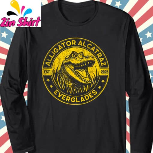 Vintage Meme Alligator Alcatraz shirt - Image 3