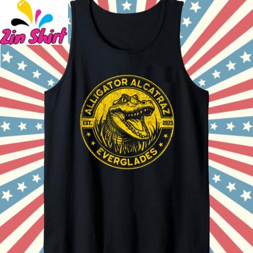 Vintage Meme Alligator Alcatraz shirt - Image 2