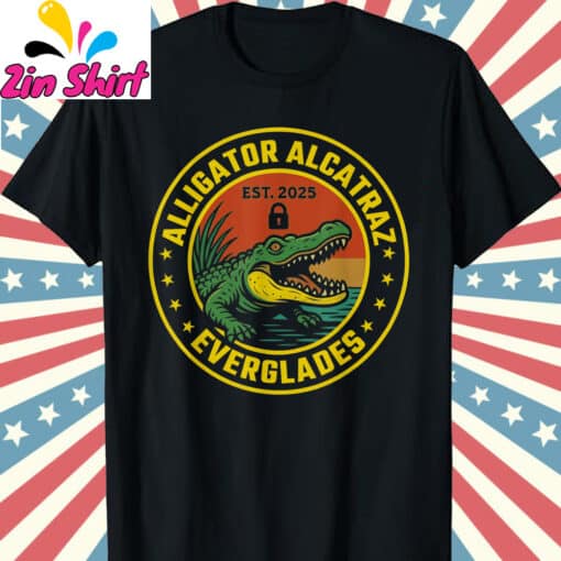 Vintage Meme Alligator Alcatraz shirt