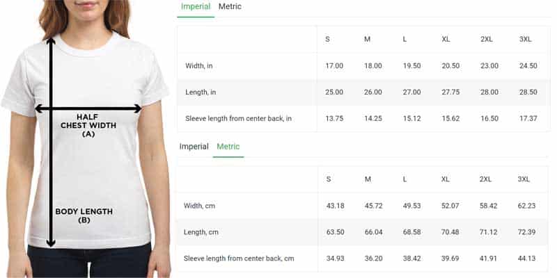 women size Guide